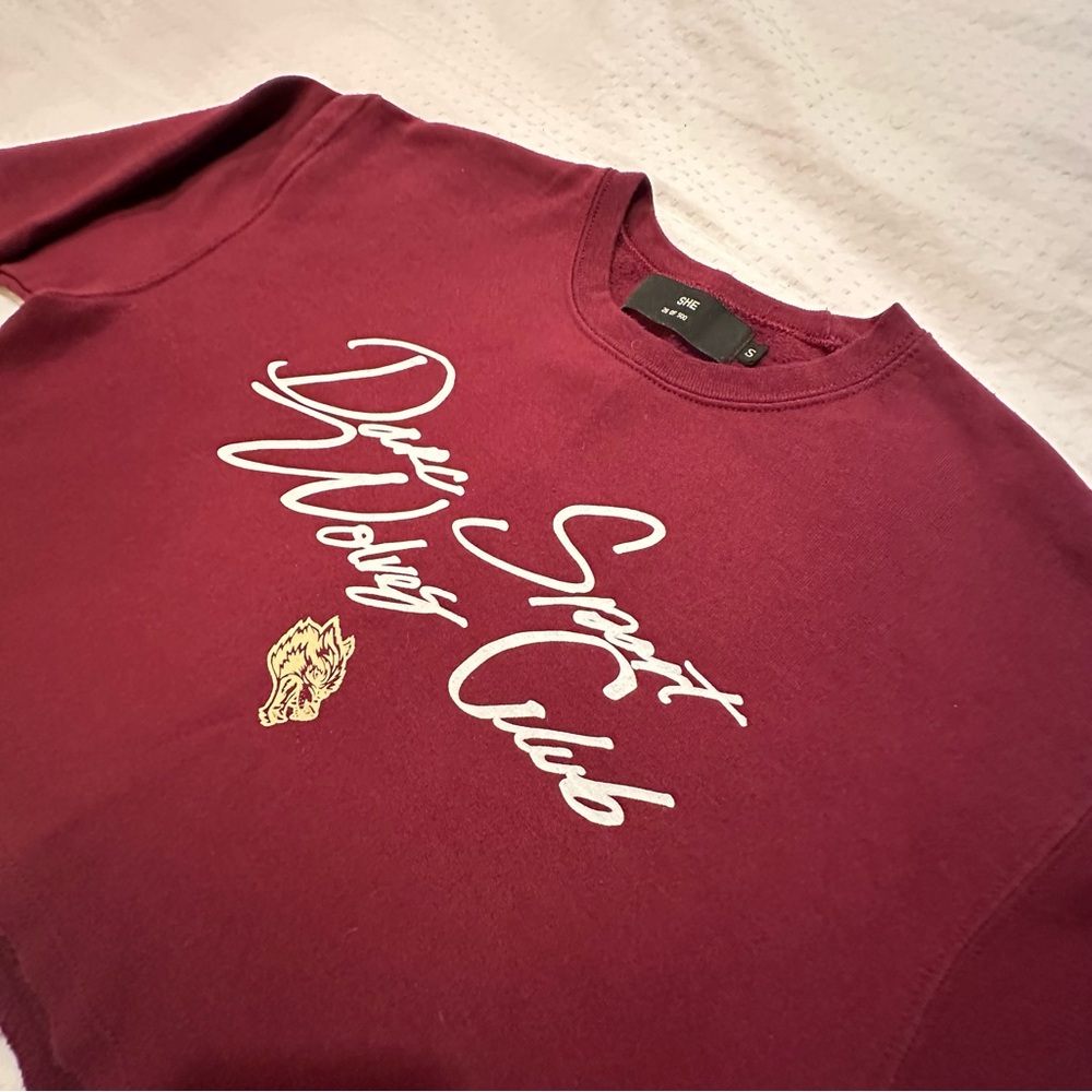 Darc Sport Cropped  Crew Neck Sweatshirt